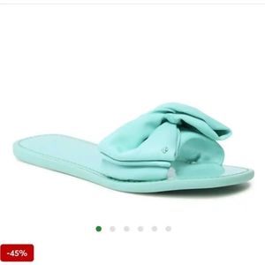 NWT SLIDES KATE SPADE Bikini K0005 Summer Rain Sz 11